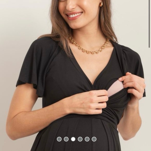 Seraphine Black Maternity & Nursing Jumpsuit 6 - Picture 10 of 12